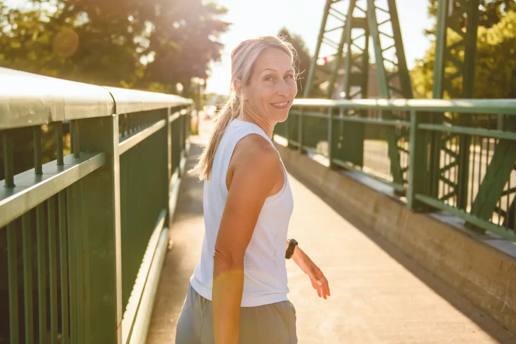 Woman running